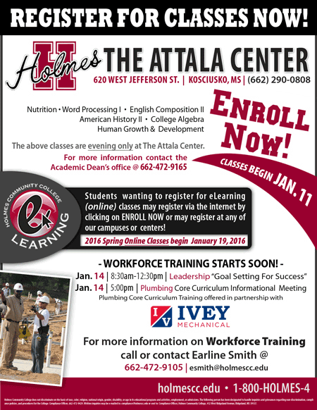 Attala Educational Center announces spring registration