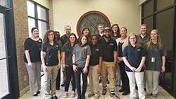 Thirteen students from the Goodman Campus who are part of the Social and Behavioral Science Honors Program visited the Mississippi Children’s Home Services and CARES School in Jackson on Feb. 22.