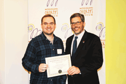Dilmore presented award at O.C. McDavid Journalism Conference
Pictured are (left to right) Growl Editor Joshua Dilmore, a sophomore on the Ridgeland Campus, with Lane Bruce, executive director of Mississippi Press Association, after Dilmore received an award in the Better Newspaper Contest Awards Presentation.
Pictured are (left to right) Growl Editor Joshua Dilmore, a sophomore on the Ridgeland Campus, with Lane Bruce, executive director of Mississippi Press Association, after Dilmore received an award in the Better Newspaper Contest Awards Presentation.