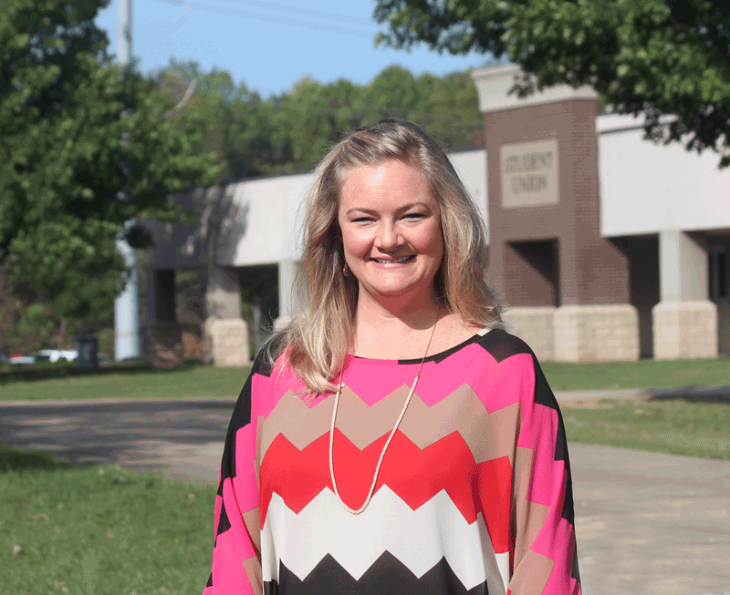 Pictured is Blair Booker, branch librarian for the Ridgeland Campus of Holmes Community College. Booker recently received the 2015 Mississippi Library Association (MLA) Past President’s Award, which is given to an outstanding professional librarian who is an active MLA member.